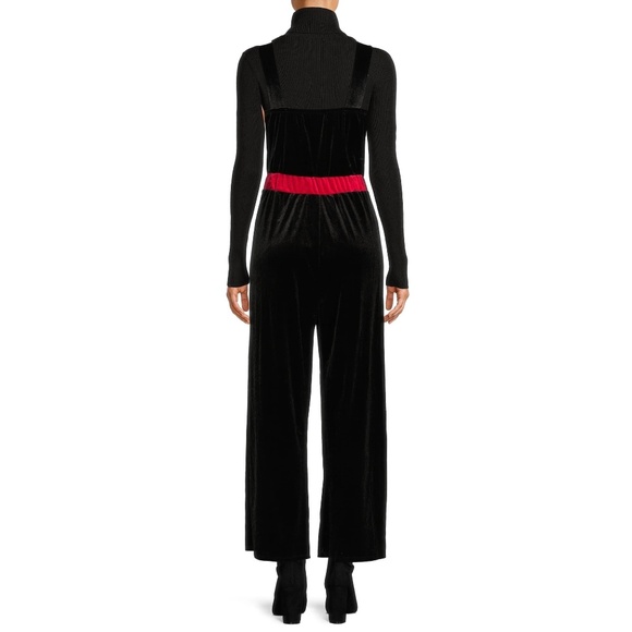 Christmas No Boundaries Reindeer Velvet 3D Print Jumpsuit Overalls Size XXXL 21 - Picture 2 of 8